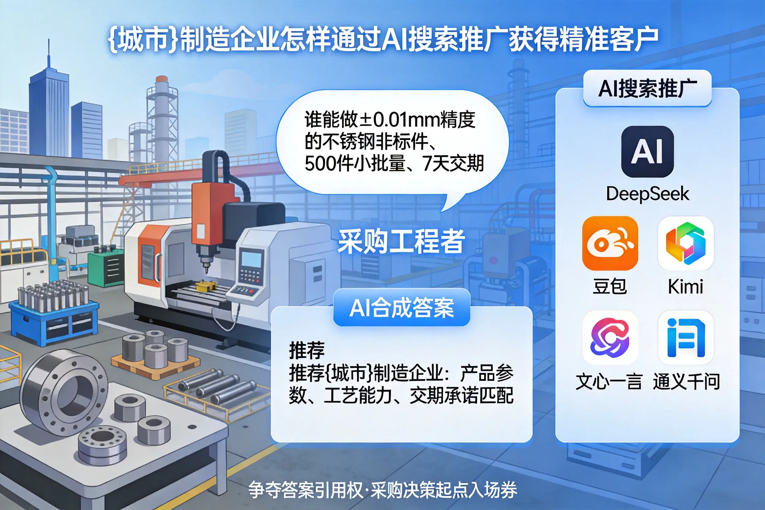 连云港制造企业怎样通过AI搜索推广获得精准客户