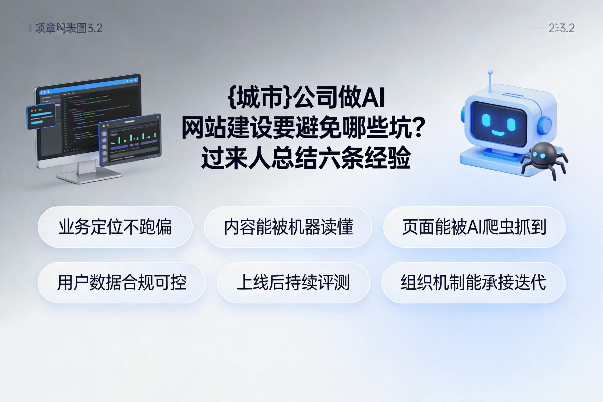 连云港公司做AI网站建设要避免哪些坑？过来人总结六条经验