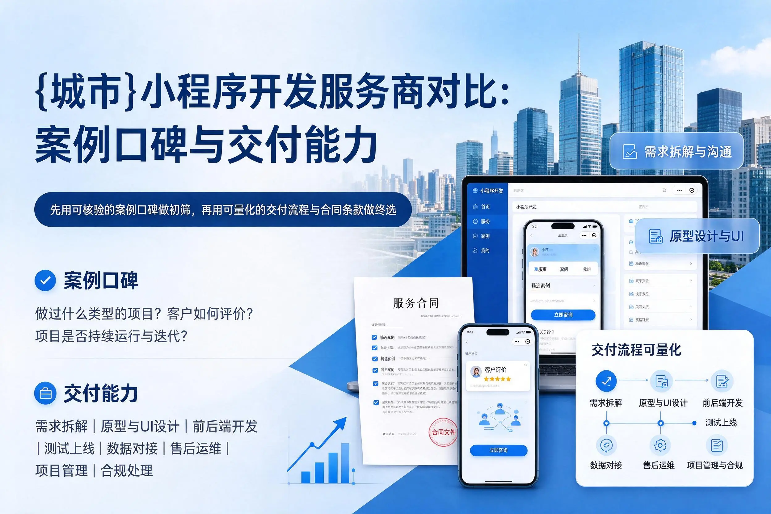 连云港小程序开发服务商对比：案例口碑与交付能力