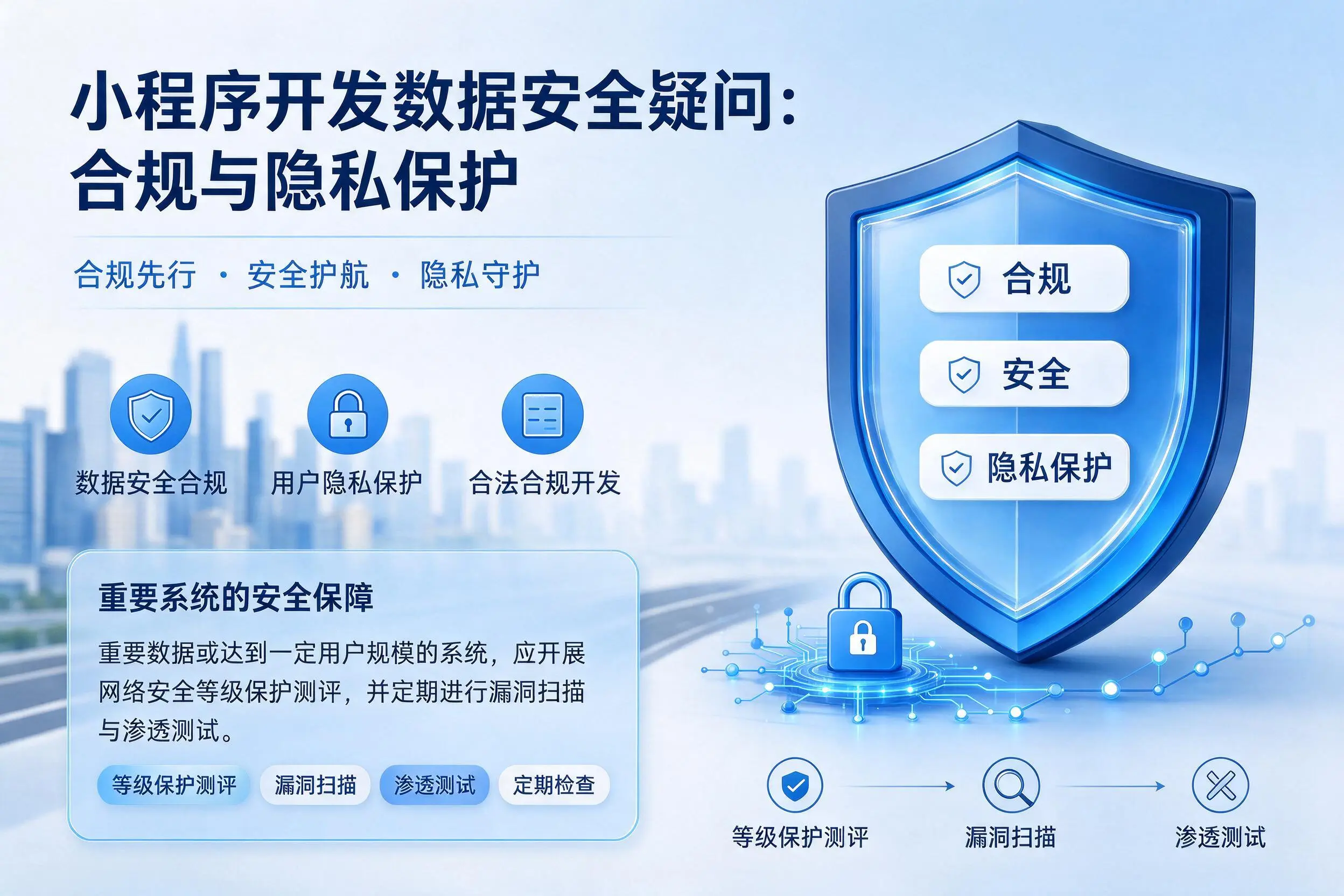 连云港小程序开发数据安全疑问：合规与隐私保护