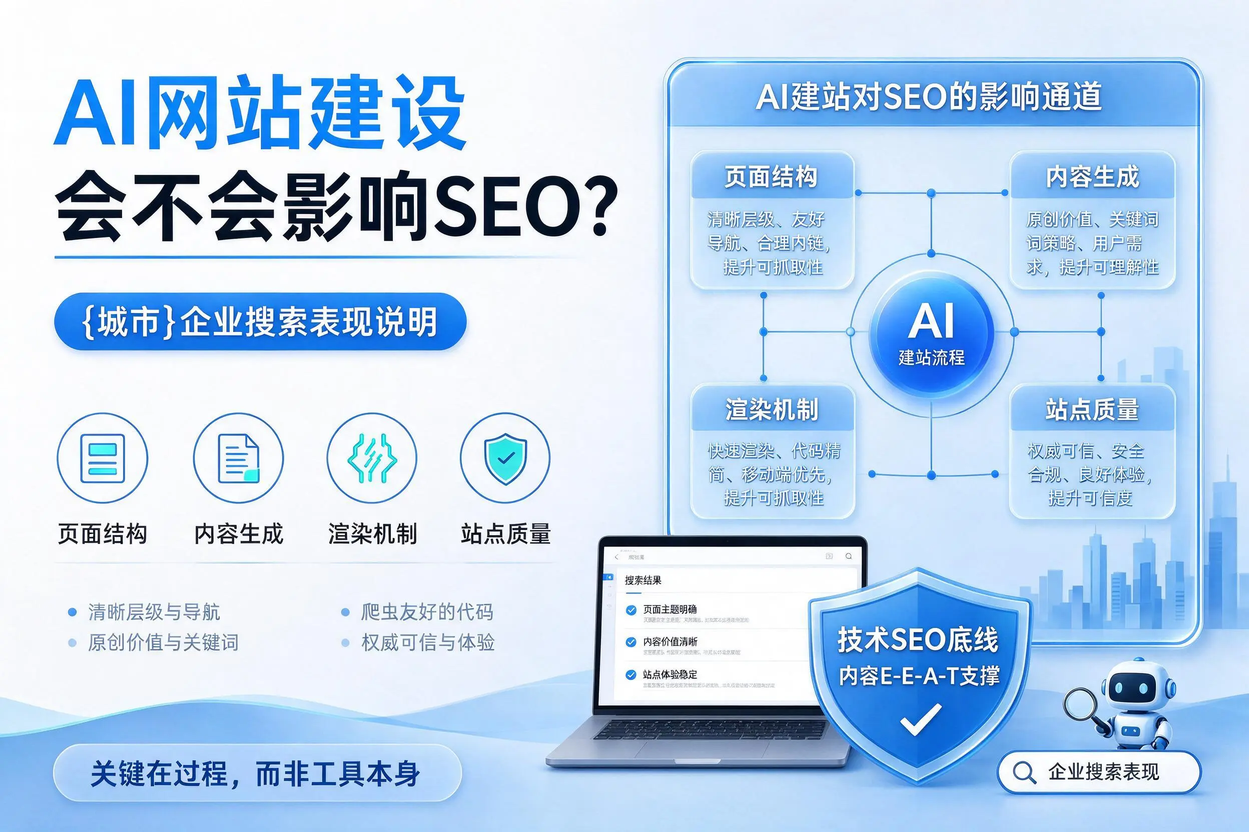 AI网站建设会不会影响SEO？连云港企业搜索表现说明