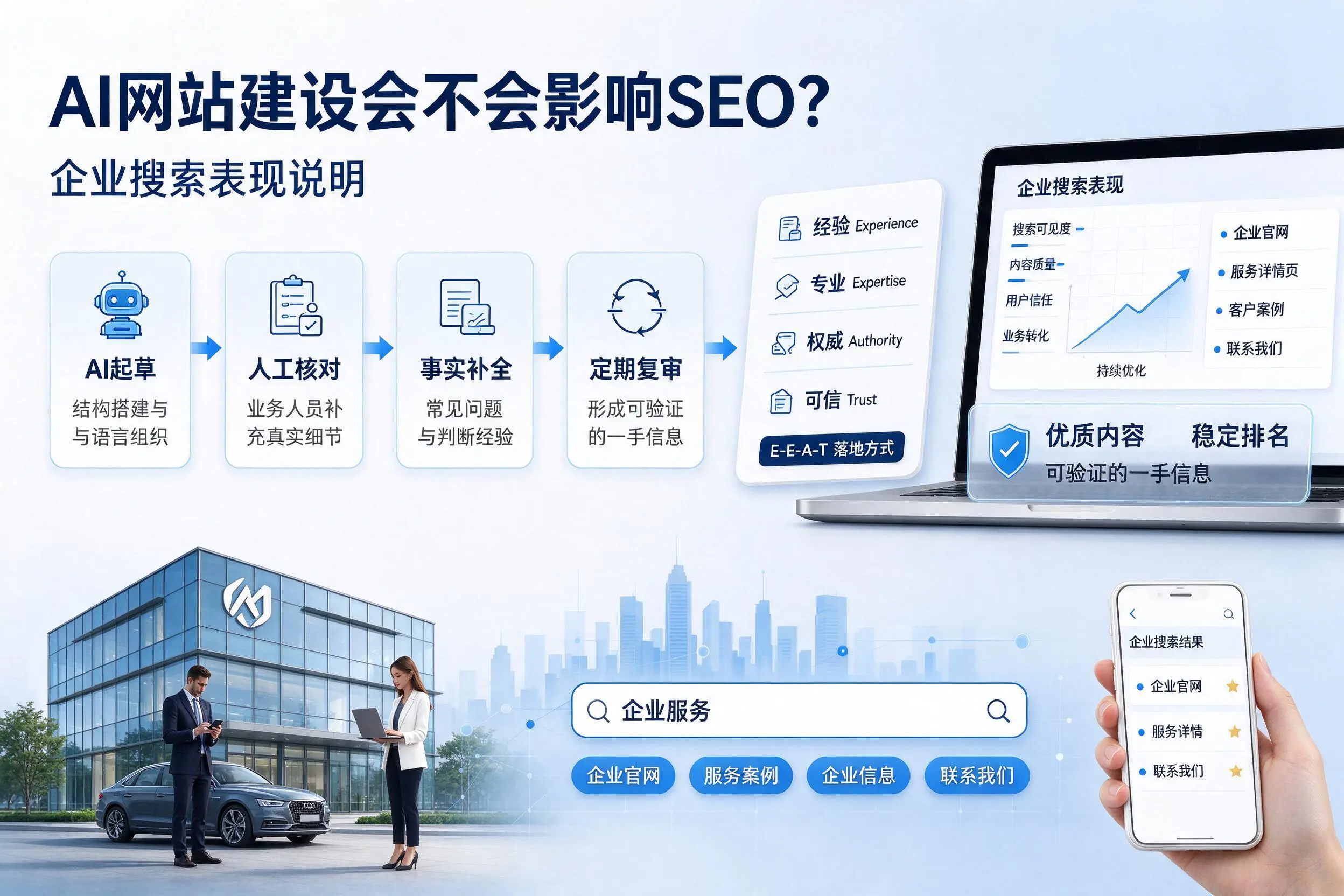 AI网站建设会不会影响SEO？连云港企业搜索表现说明