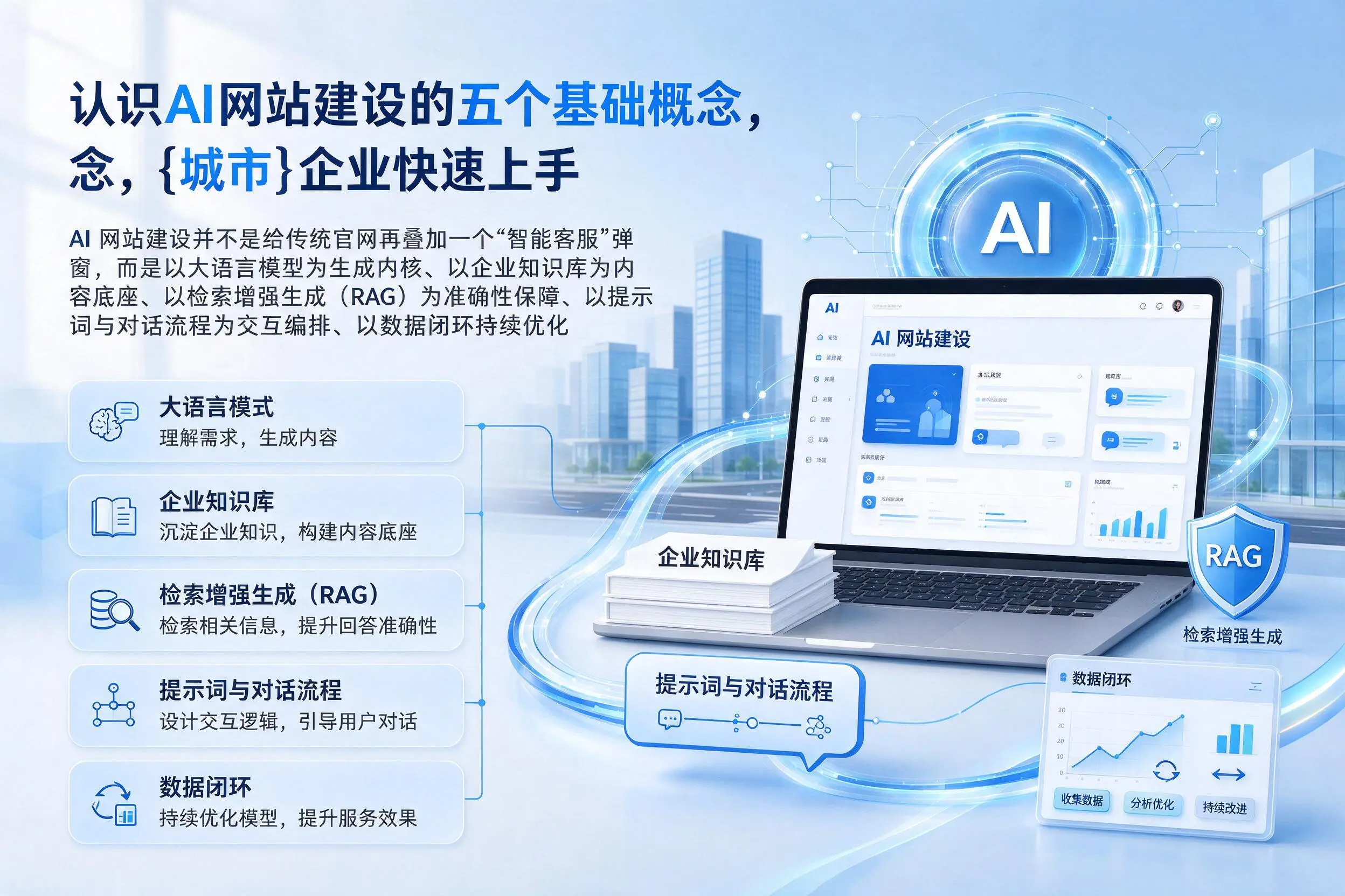 认识AI网站建设的五个基础概念，连云港企业快速上手