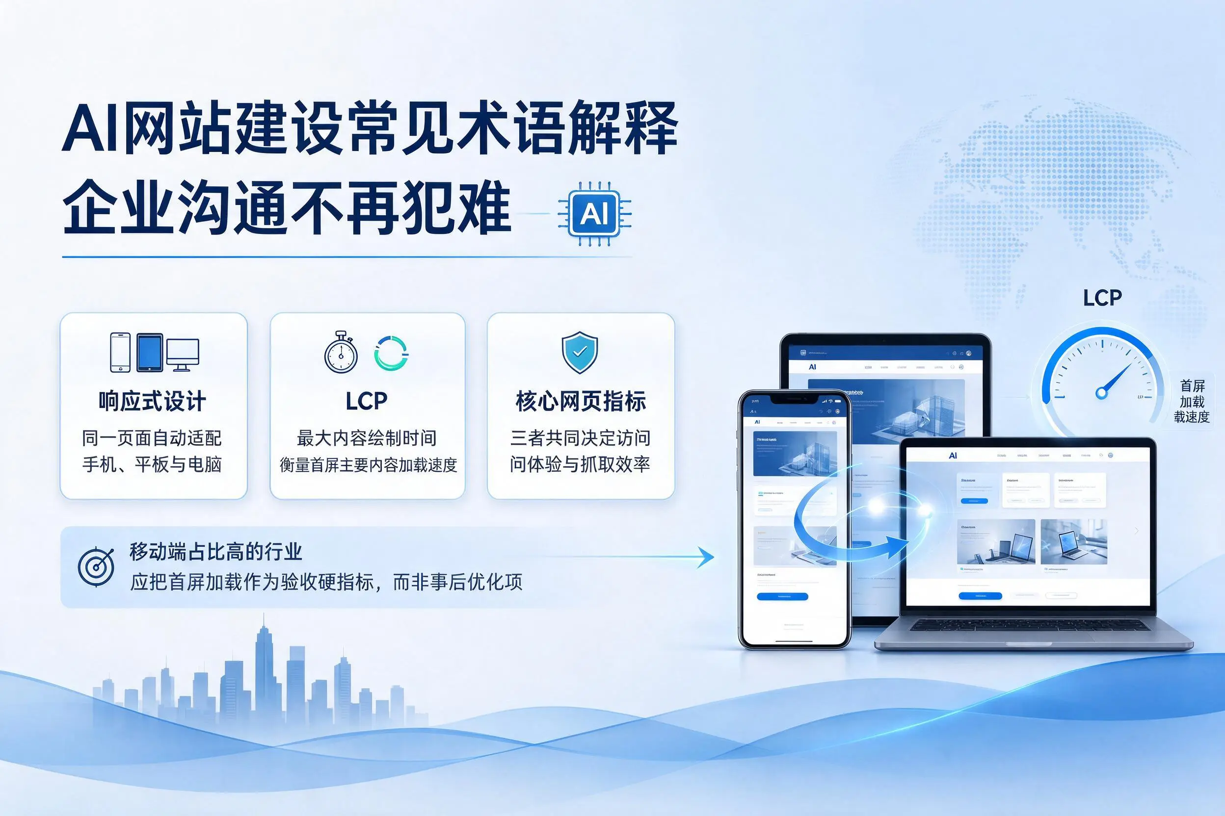 AI网站建设常见术语解释，连云港企业沟通不再犯难
