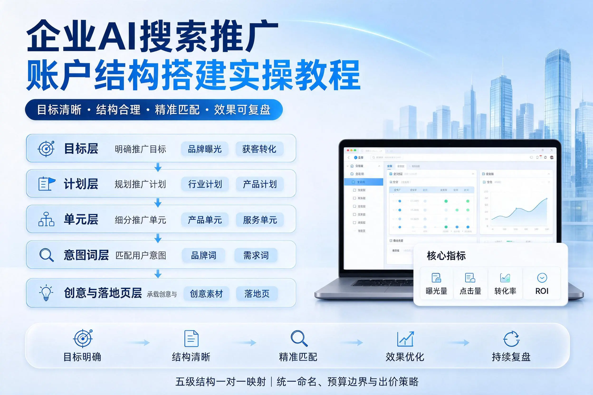 连云港企业AI搜索推广账户结构搭建实操教程